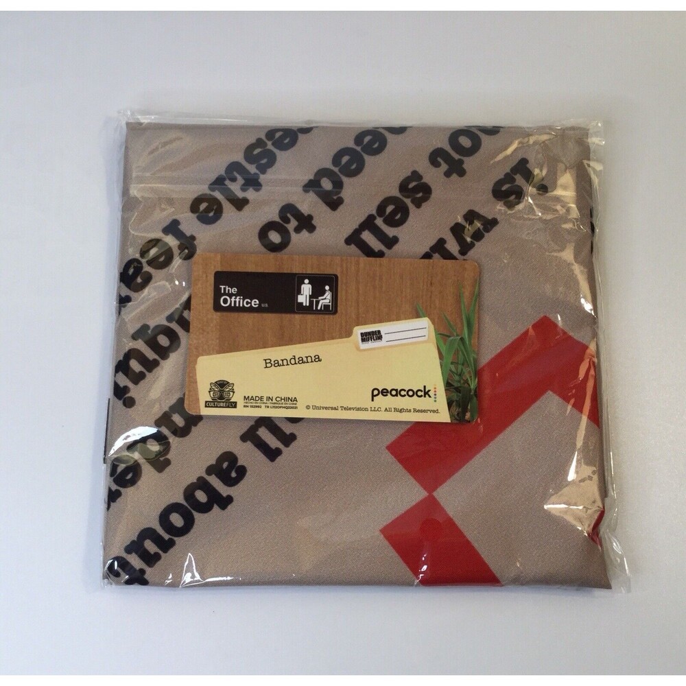 The Office Dwight Schrute Fear Bandana Michael Scott CULTUREFLY Box Ex Peacock